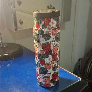 Strawberry Patterned Insulated Tumbler